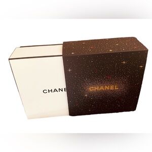 Chanel Box with Black Christmas Sleeve